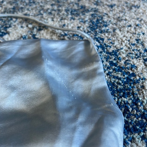 Superdown Billie Drape Midi Dress in Dusty Blue Medium - Picture 7 of 14